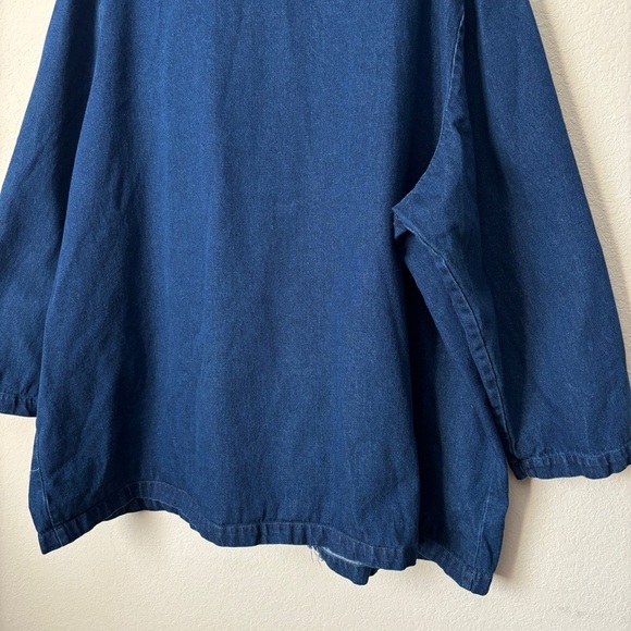 Hunters Run 3X Dark Denim Blazer One-Button Jacket - Picture 12 of 13